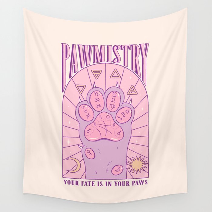 Pawmistry Wall Tapestry