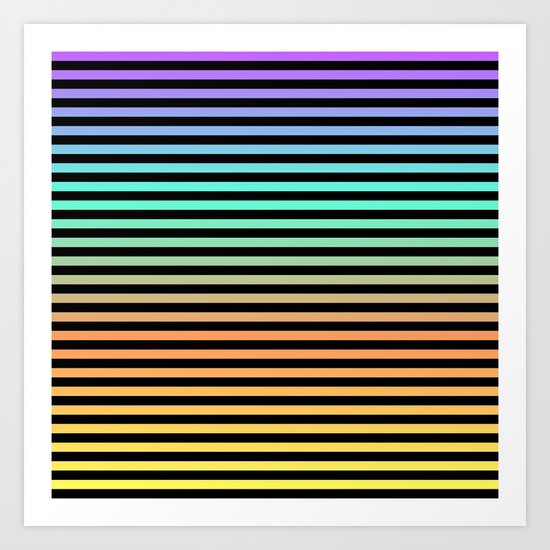 Color Blend Art Print