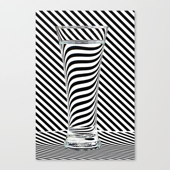 Striped Water Canvas Print