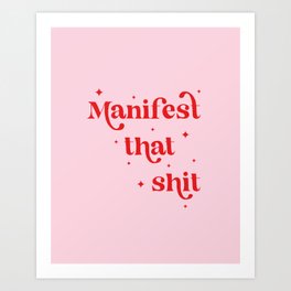 manifest 1 Art Print