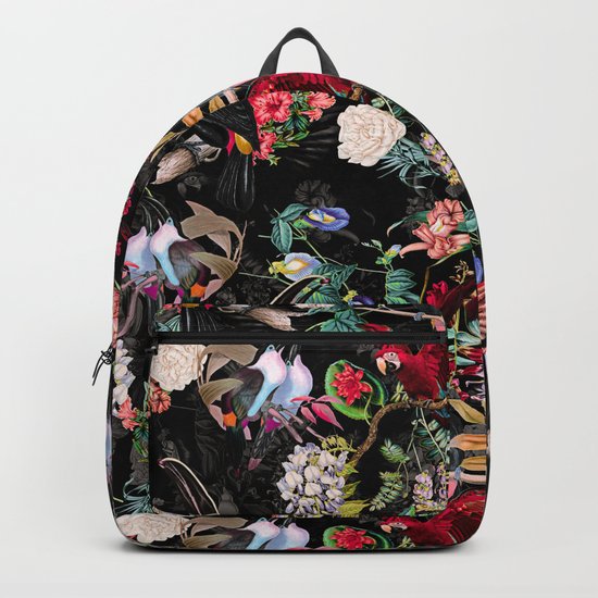 Floral and Birds IX Backpack