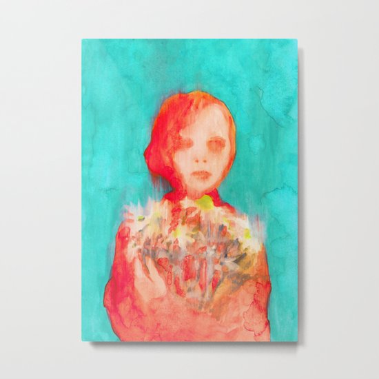 She Daisy Metal Print