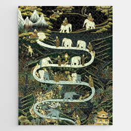 Buddhism Print - Path of Samatha Jigsaw Puzzle