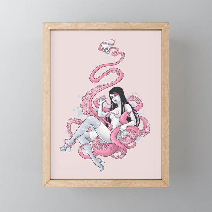 Pink Tranquility Framed Mini Art Print