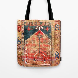 Konya Central Anatolian Niche Rug Print Tote Bag