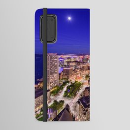 Boston Cityscape  Android Wallet Case