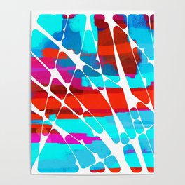 Fun colorful shapes Poster