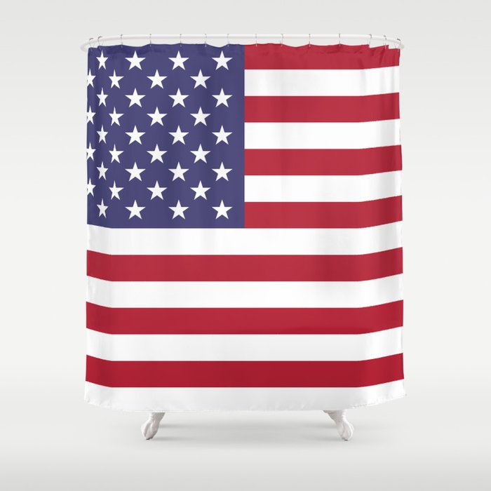 USA flag Shower Curtain