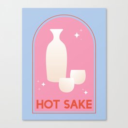 Hot Sake Cocktail Canvas Print