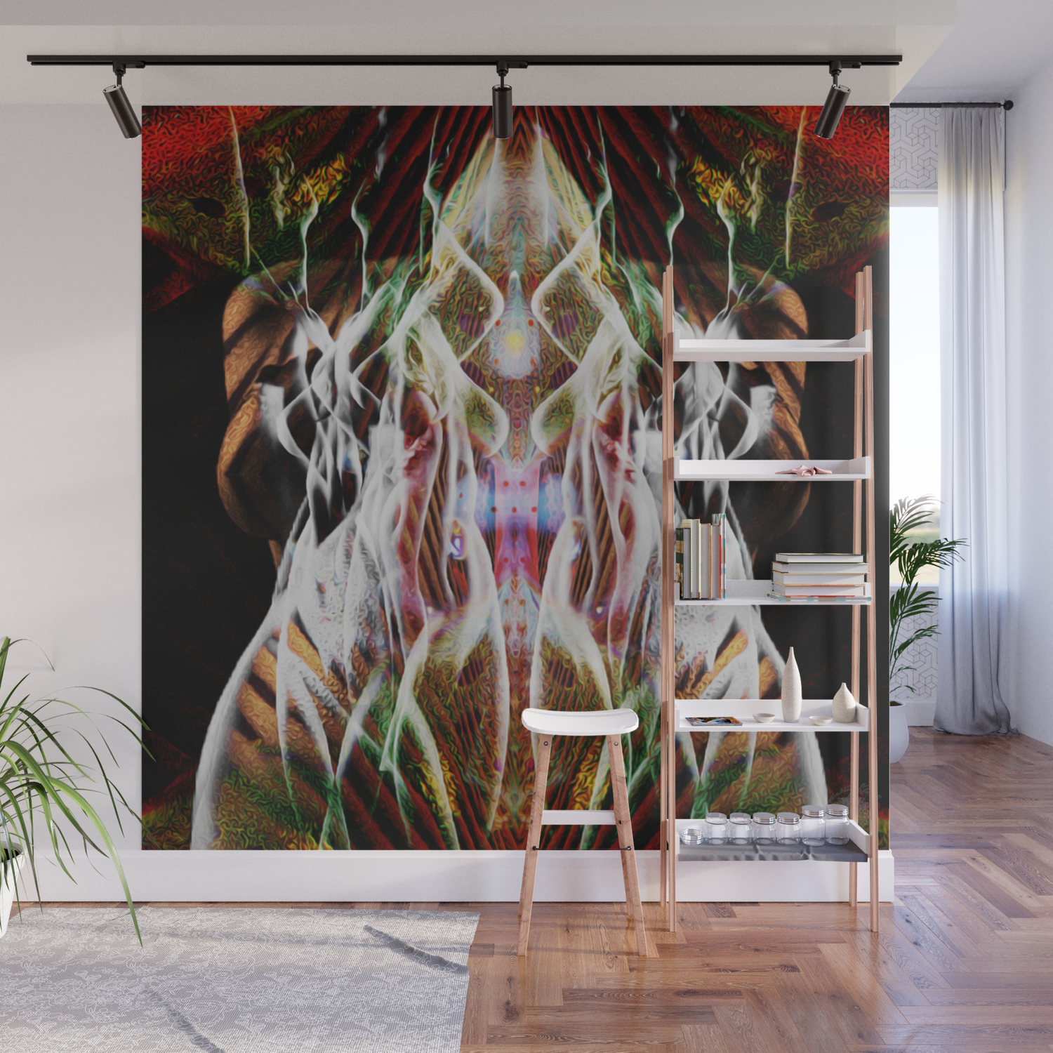 Sagg Unicorn Abstract Art Wall Mural By Sacredgeometrica Society6