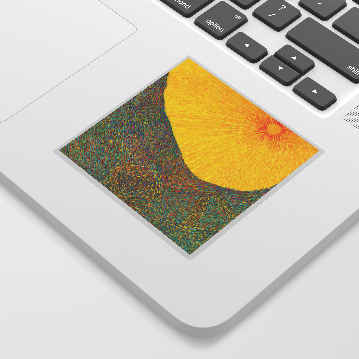 Here Comes The Sun Van Gogh Impressionist Abstract Sticker By