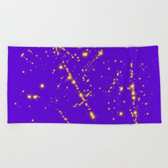 Lights Beach Towel
