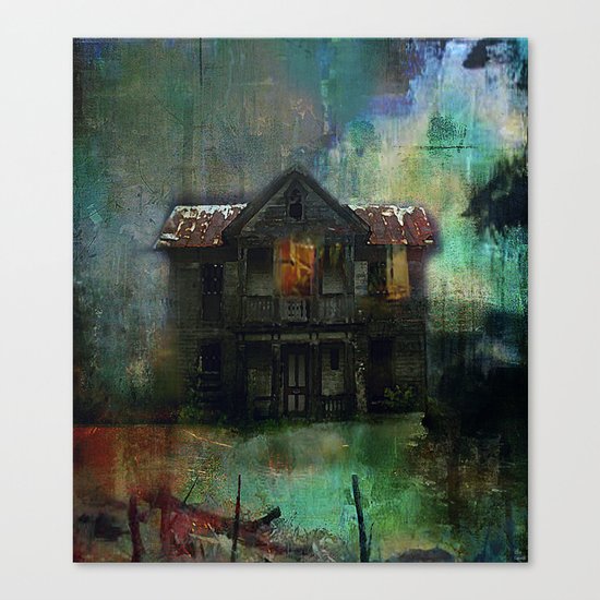 Haunted house Canvas Print