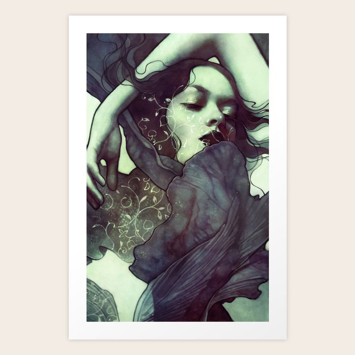 Reverie Art Print by Anna Dittmann Society6