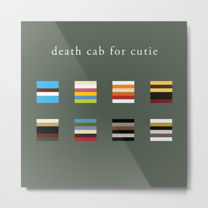 Album Art Series: Death Cab for Cutie Metal Print