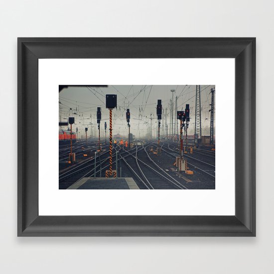 trainyard Framed Art Print