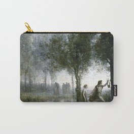 Jean-Baptiste-Camille Corot Orpheus Leading Eurydice from the Underworld Carry-All Pouch | Death, Greek, Underworld, Nature, Natural, Eurydice, Soul, Spirit, Afterlife, Orpheus 