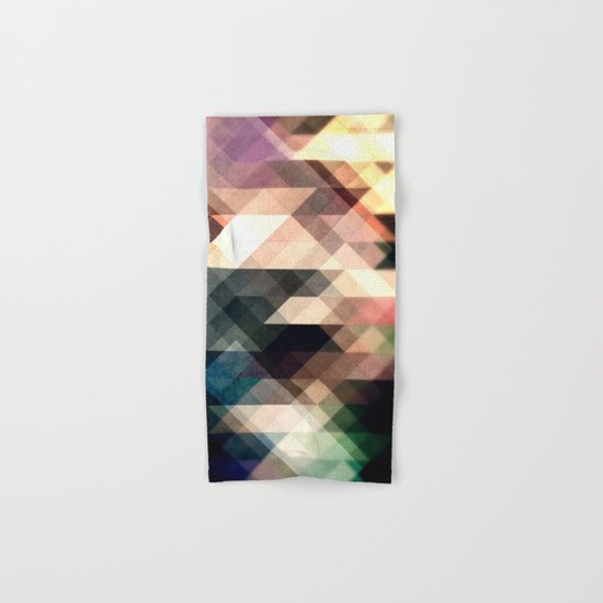 Textured Geometric Abstract Hand & Bath Towel