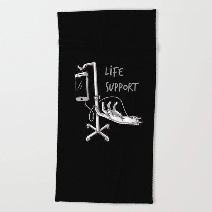 Life Support Beach Towel