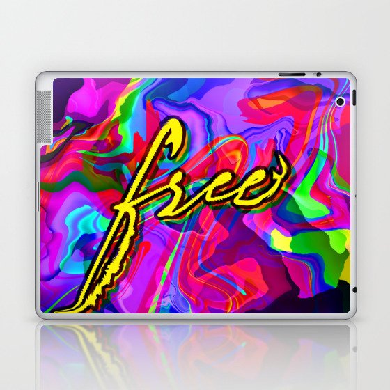 Open Your Mind,  Be Free Laptop & iPad Skin