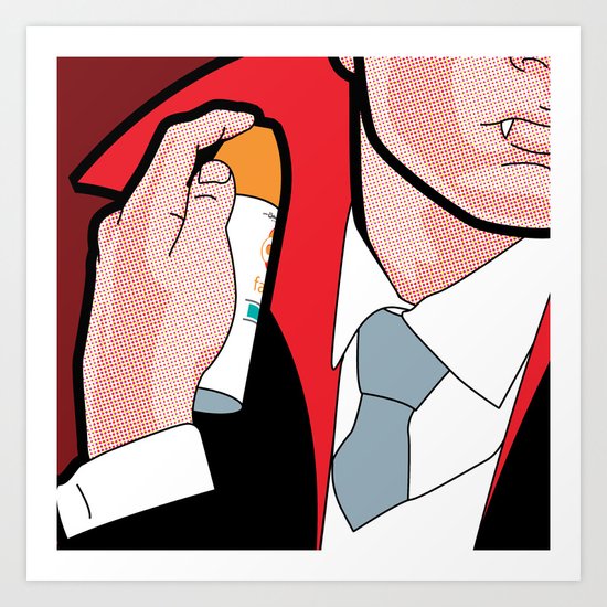 The Secret Life of Heroes - Mosquito Repellent Art Print