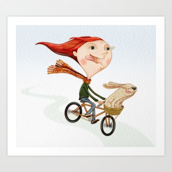 Bicicleta Art Print