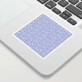 Orchid Print in Lilac Sticker