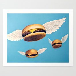 Burger Heaven Art Print