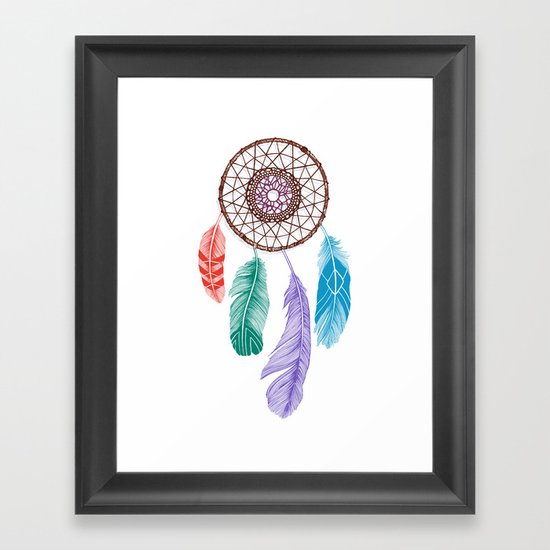 Dream Catcher Multi Framed Art Print