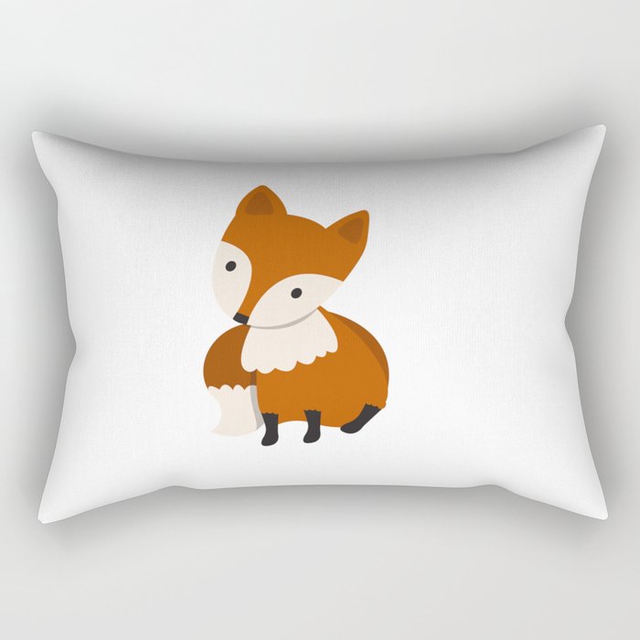 What does the fox say? Rectangular Pillow