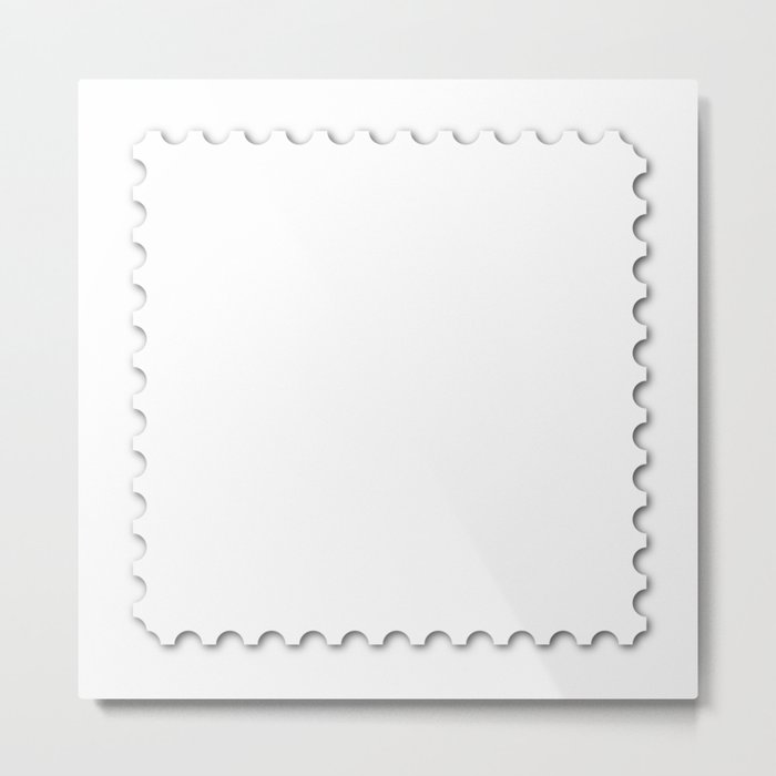 Stamp Metal Print