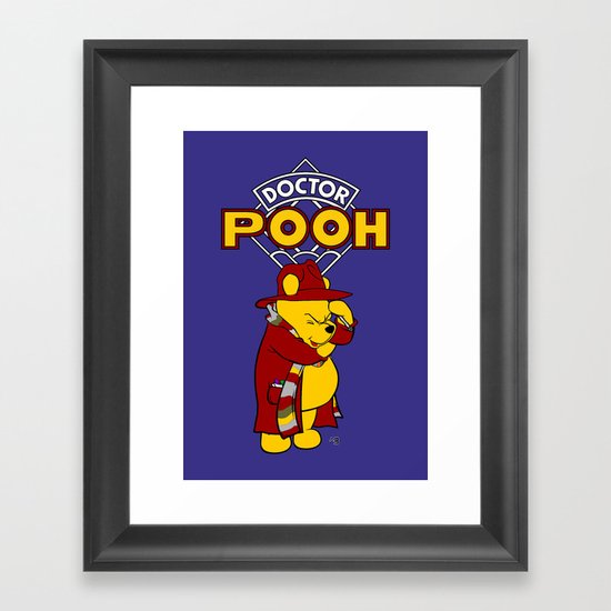 Doctor Pooh Framed Art Print