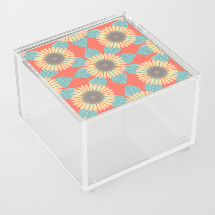 Sun Flower Acrylic Box