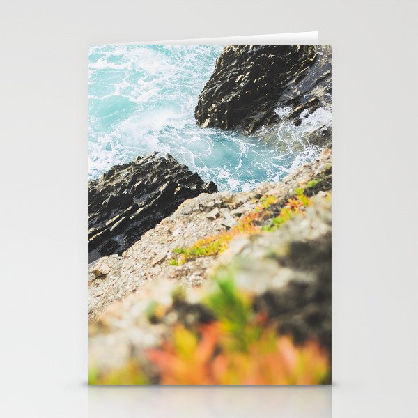 The sea and the color Stationery Cards