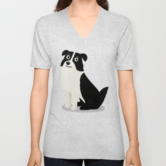 Australian Shepherd - Cute Dog Series V Neck T Shirt by Cassandra ...