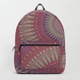 Psychedelic Star Mandala Backpack