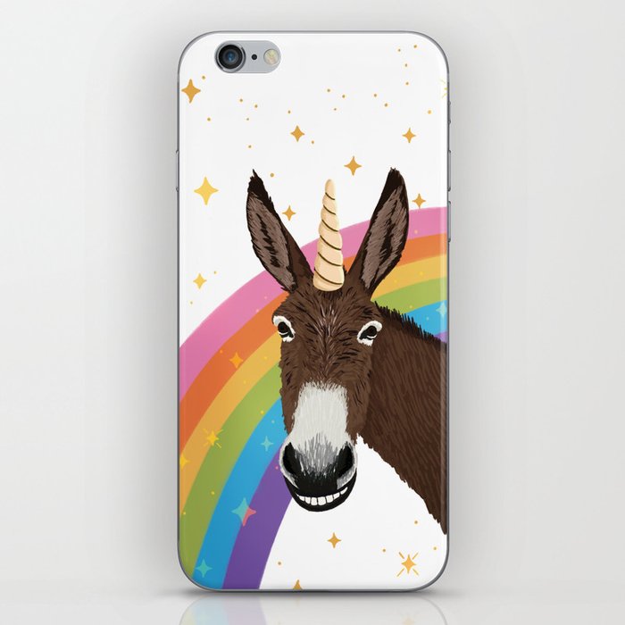 Magical Unicorn Donkey iPhone Skin