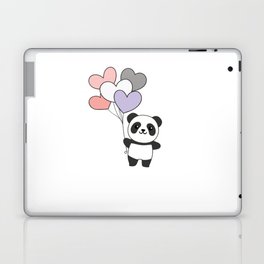 Cupioromantic Flag Balloon Heart Pride Lgbtq Panda Laptop Skin