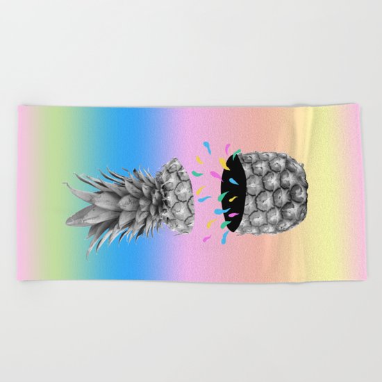 Contemporary Emotions Beach Towel