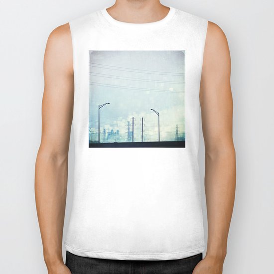 Cerulean Frequencies Biker Tank