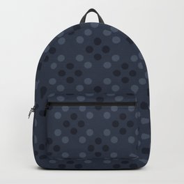 Blue Dotted Pattern Backpack