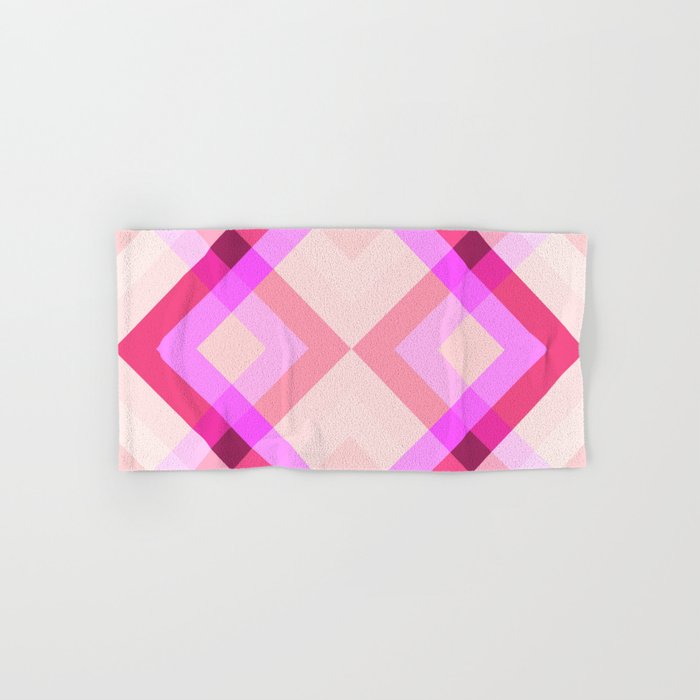 Classic Pink Abstract Geometric Bauhaus Shape Style Retro Pattern Art