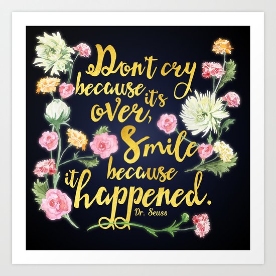Dr. Seuss - Don't Cry Art Print