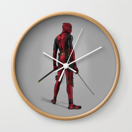 Deadpool Wall Clock