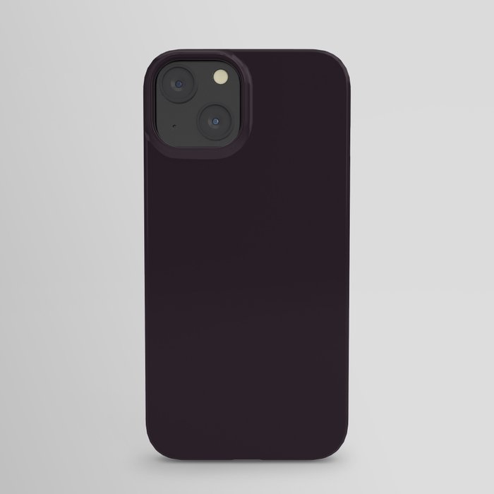 Inky Black iPhone Case