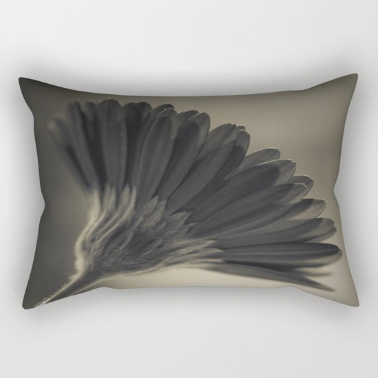 Gerbera black and white Rectangular Pillow