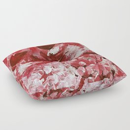 Welcome Home in Ruby Red Floor Pillow