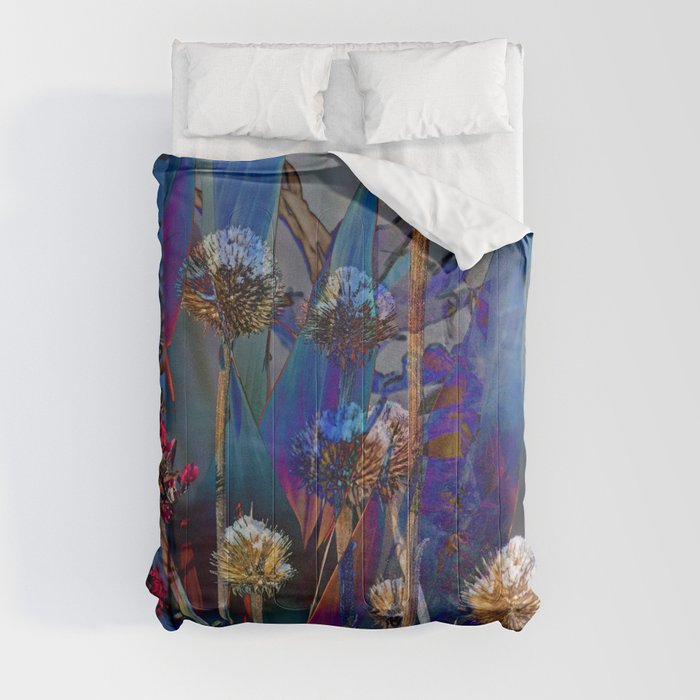 Spring Returns With Persephone Garden Collage Comforter