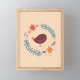 Little Bird - Fawn Framed Mini Art Print