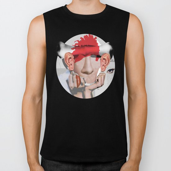 Audrey 4 Collage Biker Tank